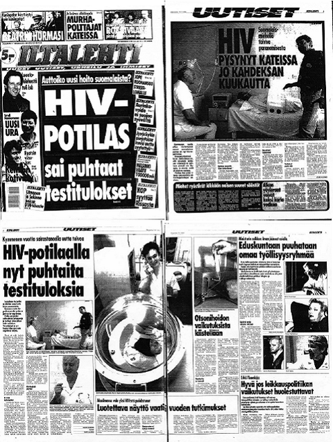 Iltalehti otsikoi näyttävästi suomalaisen HIV-potilaan tapauksesta kahdesti